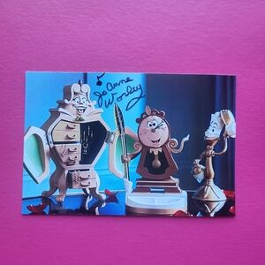 Jo Anne Worley Beauty And The Beast Hand Signed 4x6 Autograph
